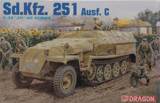 SCALE ASSEMBLY KIT COMPATIBLE WITH SD KFZ 251 AUSF.C KIT 1:35 DRAGON D6187