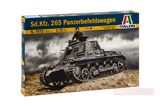 KIT TO BE ASSEMBLED IN SCALE COMPATIBLE WITH SD KFZ 265 KIT 1:72 ITALERI IT7072