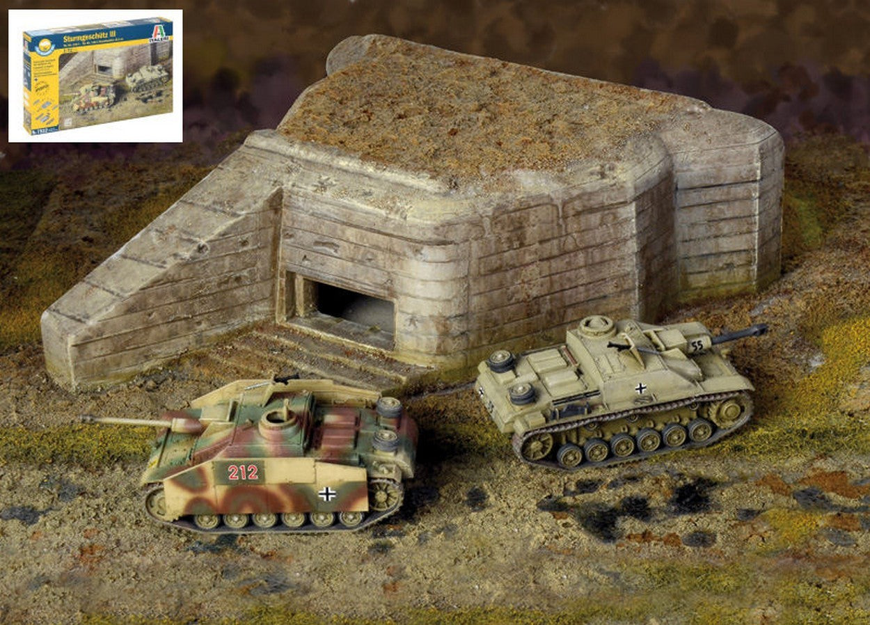 SCALE ASSEMBLY KIT COMPATIBLE WITH SD.KFZ 142/1STURMGESCHUTZ III FAST ASSEMBLY KIT 1:72 ITALERI IT7522