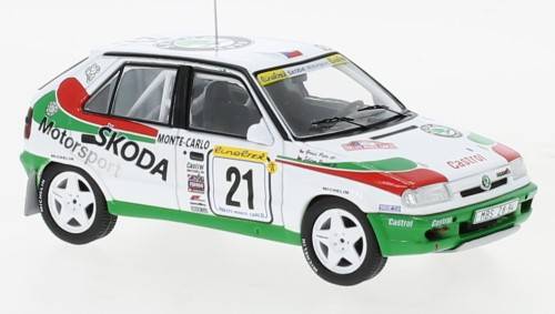 KIT DA MONTARE IN SCALA COMPATIBILE CON SKODA FELICIA KIT CAR N.21 RALLY MONTE CARLO 1997 SIBERA/GROSS 1:43 IXO MODEL RAC388