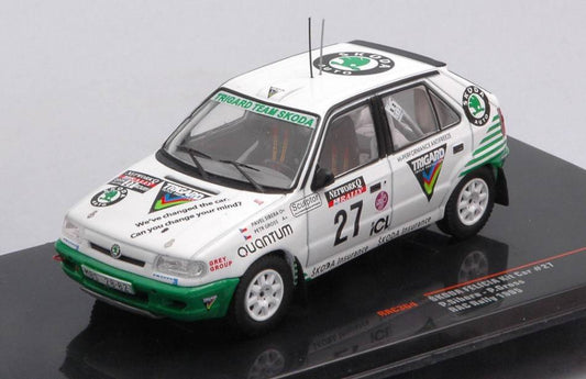 KIT DA MONTARE IN SCALA COMPATIBILE CON SKODA FELICIA KIT CAR N.27 RAC RALLY 1995SIBERA/GROSS 1:43 IXO MODEL RAC364