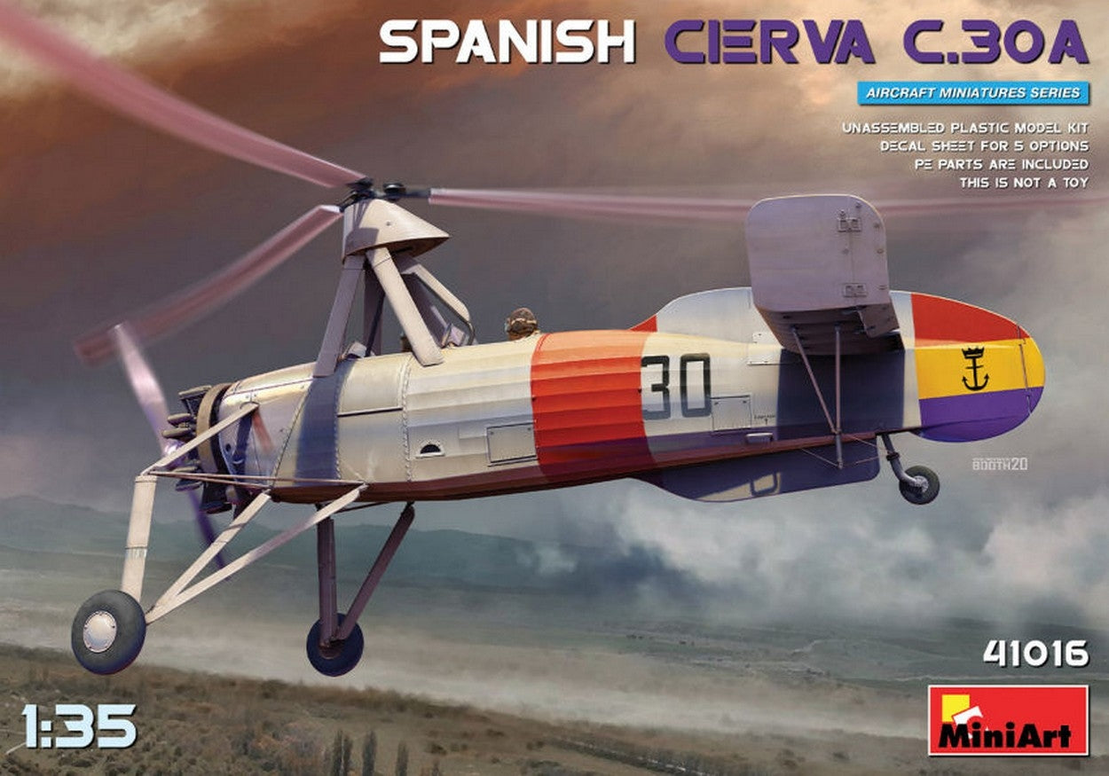 KIT TO ASSEMBLE IN SCALE COMPATIBLE WITH SPANISH CIERVA C 30A KIT 1:35 MINIART MIN41016