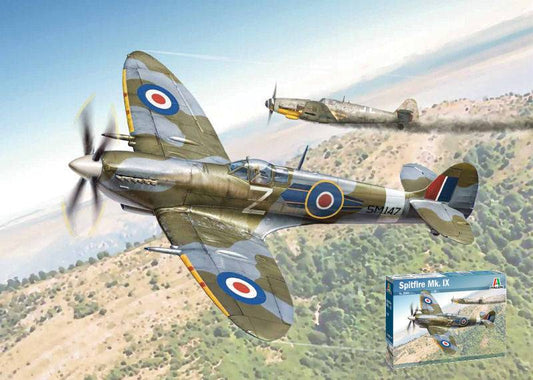 KIT DA MONTARE IN SCALA COMPATIBILE CON SPITFIRE MK.IX KIT 1:48 ITALERI IT2804