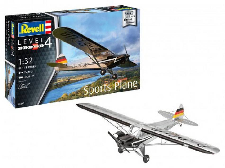 KIT DA MONTARE IN SCALA COMPATIBILE CON SPORTS PLANE KIT 1:32 REVELL RV03835