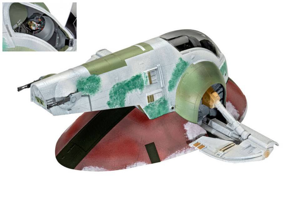 SCALE ASSEMBLY KIT COMPATIBLE WITH STAR WARS THE BOOK OF BOBA FETT (BOBA FETT'S STARSHIP) KIT 1:88 REVELL RV06785