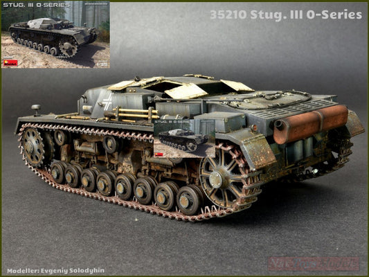 SCALE ASSEMBLY KIT COMPATIBLE WITH STUG.III 0-SERIES KIT 1:35 MINIART MIN35210