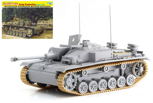 SCALE ASSEMBLY KIT COMPATIBLE WITH STUG.III AUSF.F/8 EARLY PRODUCTION ITALY 1943 SMART KIT 1:35 DRAGON D6620