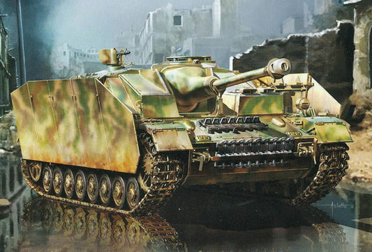 KIT TO BE ASSEMBLED IN SCALE COMPATIBLE WITH STUG.IV LATE PROD. KIT 1:35 DRAGON D6612