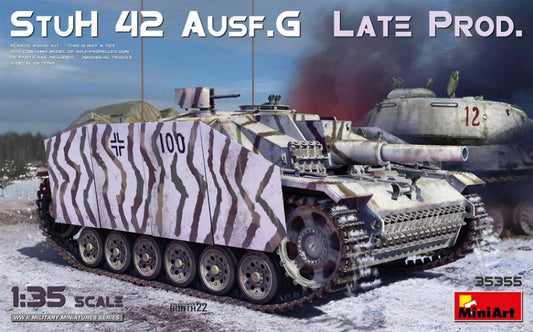 KIT TO BE ASSEMBLED IN SCALE COMPATIBLE WITH STUH 42 AUSF.G LATE PROD. KIT 1:35 MINIART MIN35355