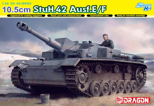 SCALE ASSEMBLY KIT COMPATIBLE WITH STUH.42 AUSF.E/F 10.5 cm KIT 1:35 DRAGON D6834