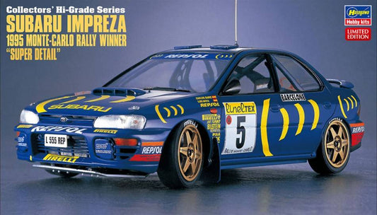 SCALE ASSEMBLY KIT COMPATIBLE WITH SUBARU IMPREZA 1995 WINNER MONTE CARLO RALLY SUPER DETAIL KIT 1:24 HASEGAWA HA51151