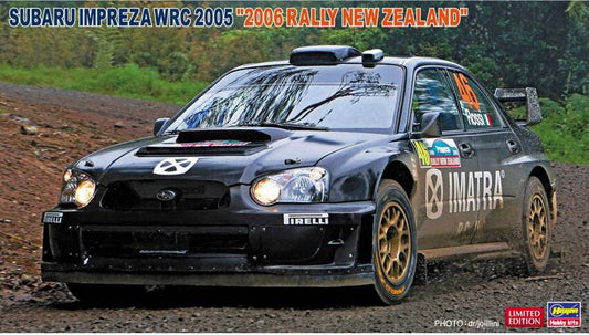 SCALE ASSEMBLY KIT COMPATIBLE WITH SUBARU IMPREZA WRC 2005 2006 RALLY NEW ZEALAND KIT 1:24 HASEGAWA HA20506