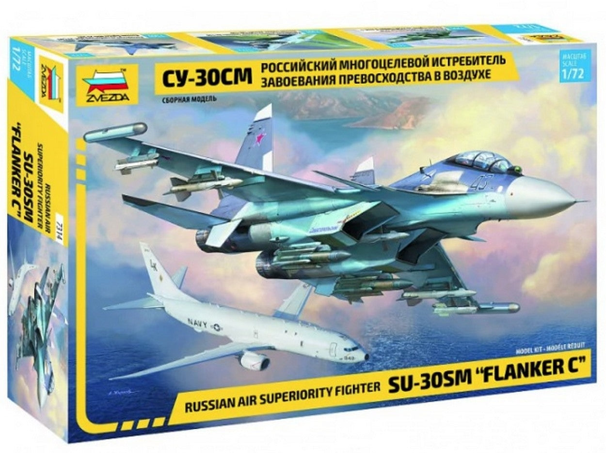 KIT DA MONTARE IN SCALA COMPATIBILE CON SUKHOI SU-30 SM KIT 1:72 ZVEZDA Z7314