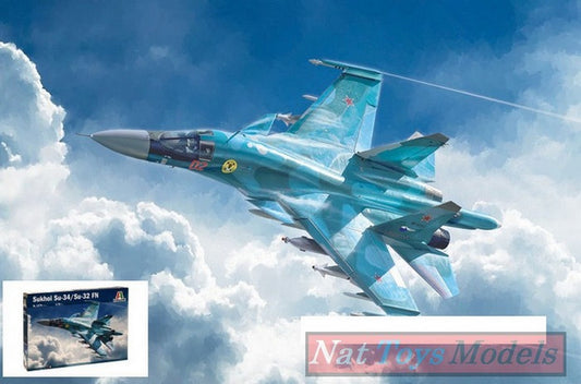 SCALE ASSEMBLY KIT COMPATIBLE WITH SUKHOI SU-34/SU-32 FN KIT 1:72 ITALERI IT1379