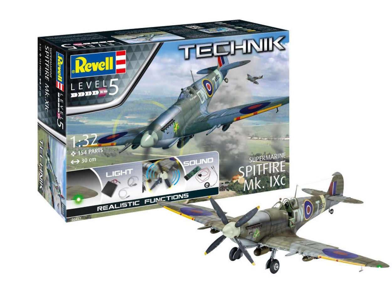 SCALE ASSEMBLY KIT COMPATIBLE WITH SUPERMARINE SPITFIRE MK.IXC KIT 1:32 REVELL RV00457