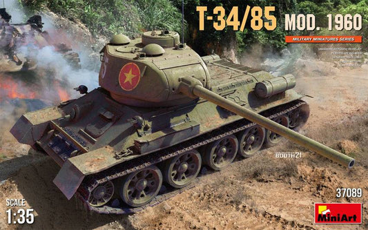 KIT TO ASSEMBLE IN SCALE COMPATIBLE WITH T-34-85 Mod.1960 KIT 1:35 MINIART MIN37089