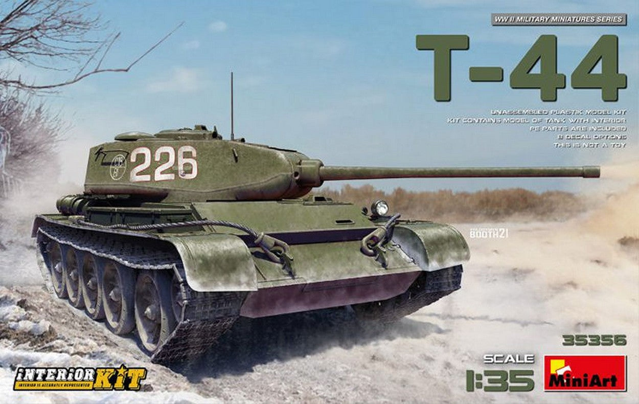 KIT DA MONTARE IN SCALA COMPATIBILE CON T-44 INTERIOR KIT 1:35 MINIART MIN35356