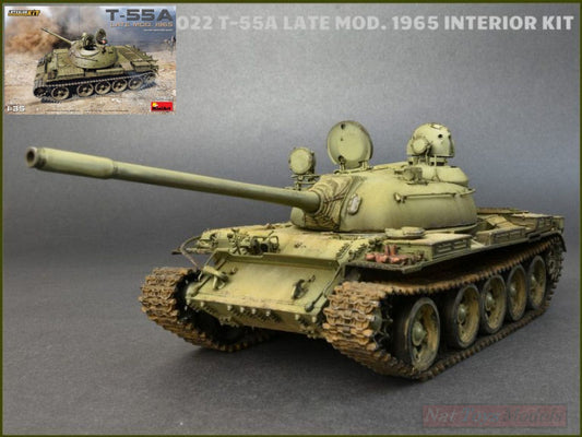 KIT DA MONTARE IN SCALA COMPATIBILE CON T-55A LATE MOD.1965 KIT 1:35 MINIART MIN37022