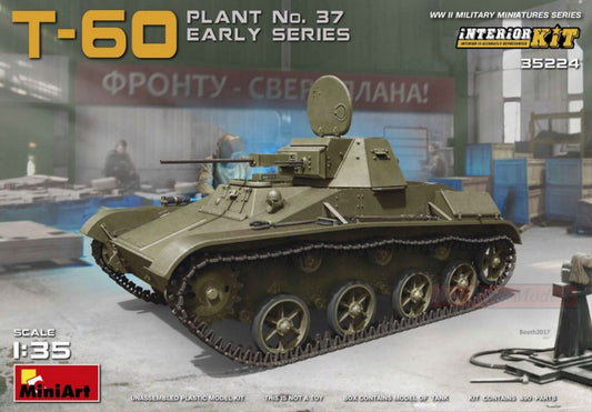 SCALE ASSEMBLY KIT COMPATIBLE WITH T-60 (PLANT.No.37 EARLY SERIES) KIT 1:35 MINIART MIN35224