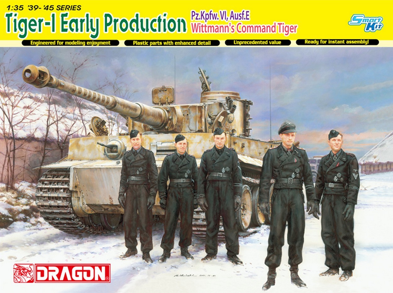 SCALE ASSEMBLY KIT COMPATIBLE WITH TIGER I EARLY PRODUCTION Pz.Kpfw.VI,Ausf.E KIT 1:35 DRAGON D6730