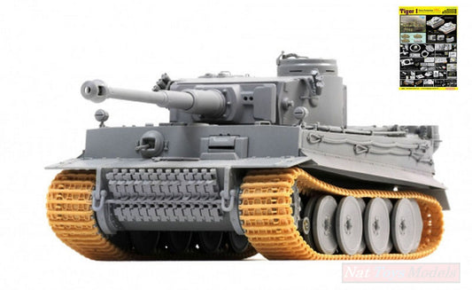 SCALE ASSEMBLY KIT COMPATIBLE WITH TIGER I EARLY PRODUCTION "TIKI" KIT 1:35 DRAGON D6885