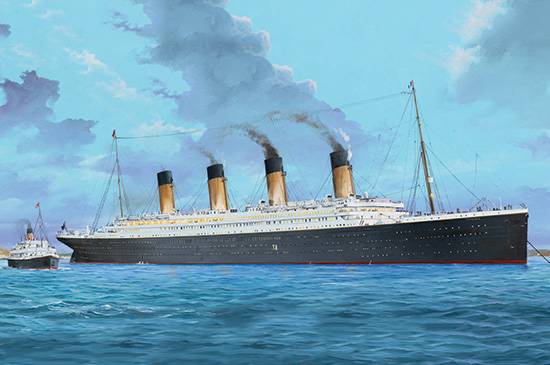 SCALE ASSEMBLY KIT COMPATIBLE WITH TITANIC KIT 1:200 TRUMPETER TP3719