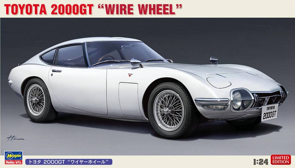 SCALE ASSEMBLY KIT COMPATIBLE WITH TOYOTA 2000GT DRAHT-RAD KIT 1:24 HASEGAWA HA20617