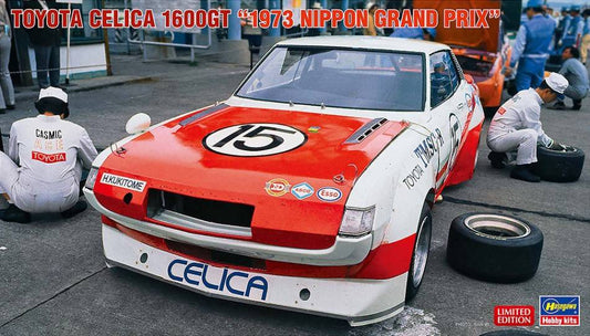 SCALE ASSEMBLY KIT COMPATIBLE WITH TOYOTA CELICA 1600GT 1973 NIPPON GRAND PRIX KIT 1:24 HASEGAWA HA20591