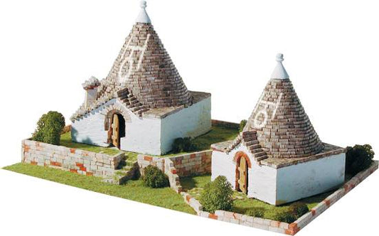 KIT TO BE ASSEMBLED IN SCALE COMPATIBLE WITH TRULLI PUGLIESI OF ALBEROBELLO PCS 2800 KIT 1:80 AEDES ARS ADS1257