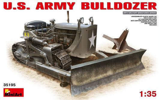 SCALE ASSEMBLY KIT COMPATIBLE WITH US ARMY BULLDOZER KIT 1:35 MINIART MIN35195