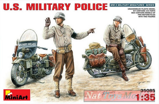 SCALE ASSEMBLY KIT COMPATIBLE WITH US MILITARY POLICE KIT 1:35 MINIART MIN35085