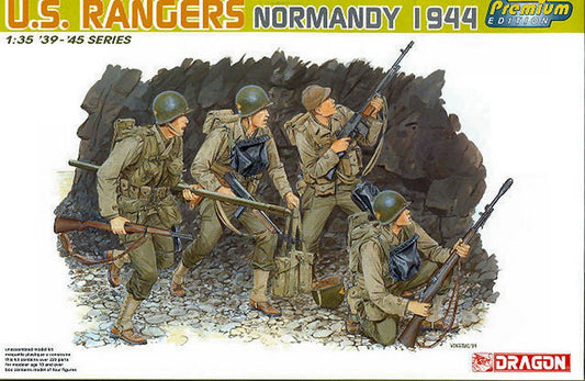 SCALE ASSEMBLY KIT COMPATIBLE WITH US RANGERS (NORMANDY 1944) KIT 1:35 DRAGON D6021