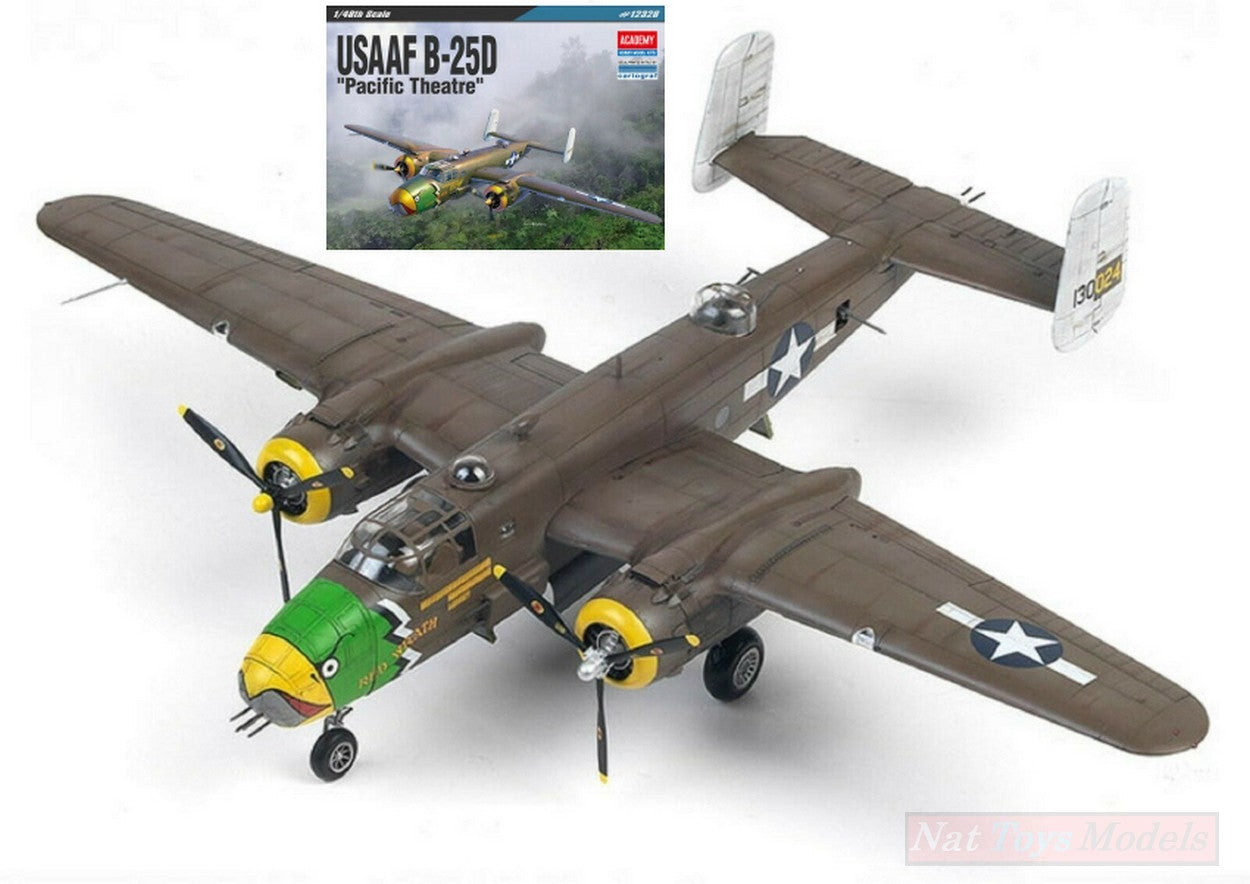 SCALE ASSEMBLY KIT COMPATIBLE WITH USAAF B-25D PACIFIC THEATER KIT 1:48 ACADEMY ACD12328