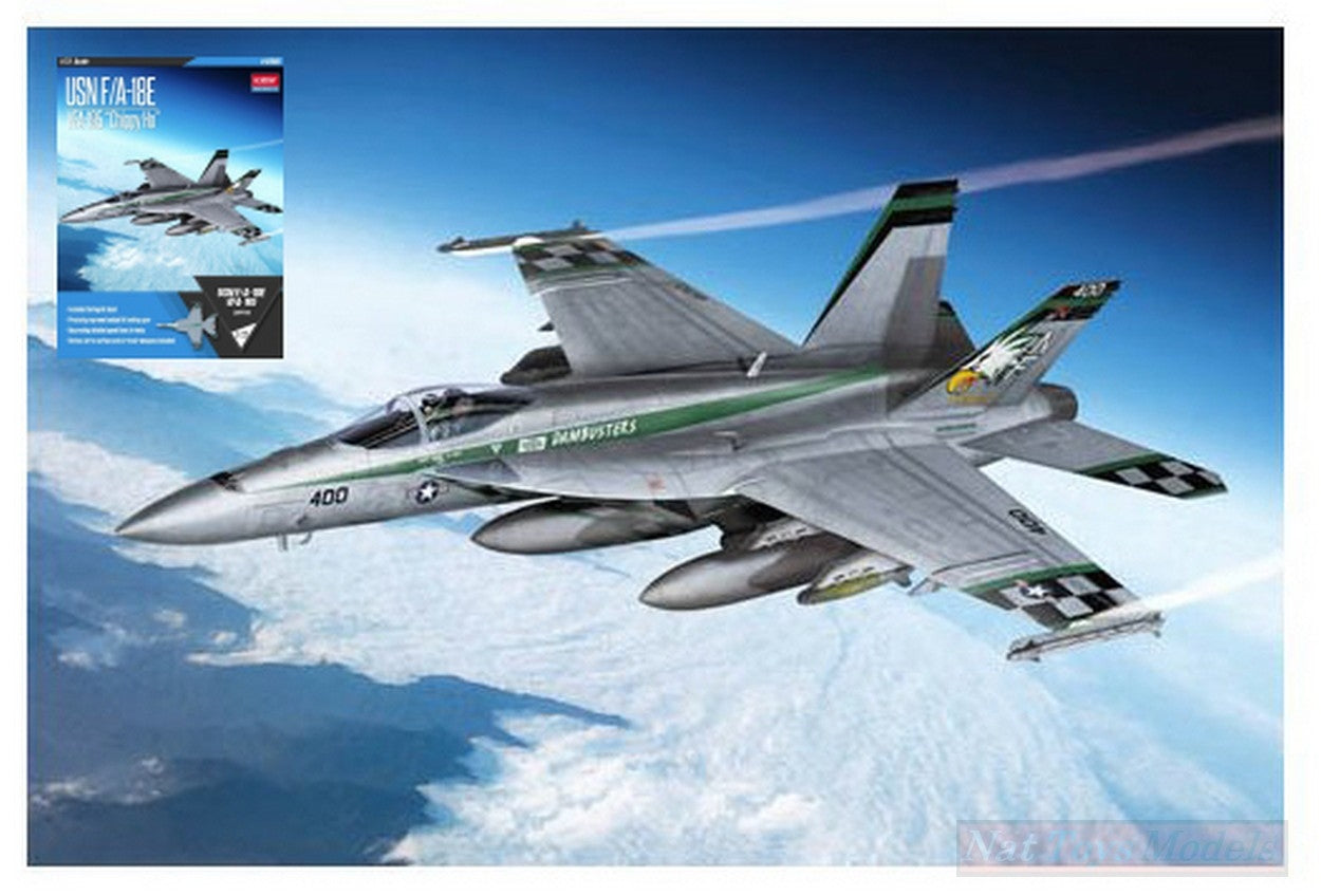 SCALE ASSEMBLY KIT COMPATIBLE WITH USN F/A-18E VFA-195 CHIPPY Ho 3 KITS 1:72 ACADEMY ACD12565