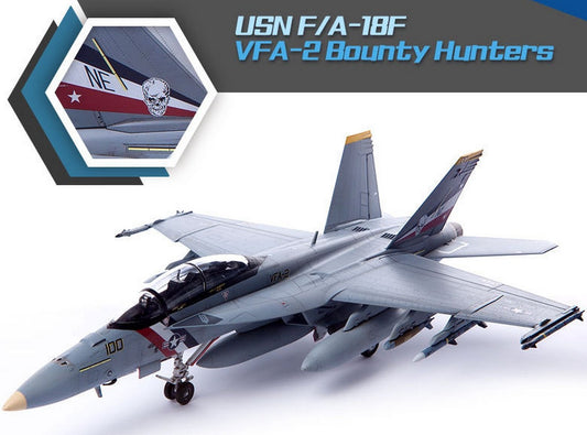 KIT DA MONTARE IN SCALA COMPATIBILE CON USN F/A-18F VFA-2 BOUNTY HUNTERS KIT 1:72 ACADEMY ACD12567