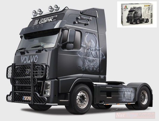 KIT DA MONTARE IN SCALA COMPATIBILE CON VOLVO FH16 XXL VIKING KIT 1:24 ITALERI IT3931""