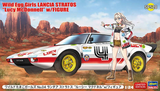 SCALE ASSEMBLY KIT COMPATIBLE WITH WILD EGG GIRLS LANCIA STRATOS LUCY MCDONNELL KIT 1:24 HASEGAWA HA52328