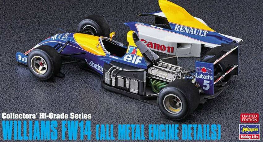 SCALE ASSEMBLY KIT COMPATIBLE WITH WILLIAMS FW14 ALL METAL ENGINE DETAILS KIT 1:24 HASEGAWA HA51049