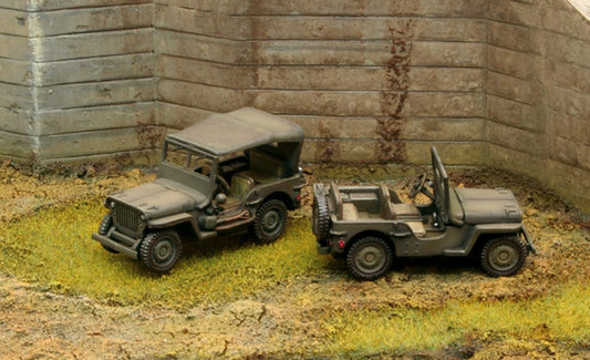 KIT TO BE ASSEMBLED IN SCALE COMPATIBLE WITH WILLY S JEEP KIT 1:72 ITALERI IT7506