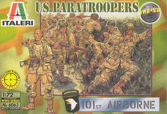 SCALE ASSEMBLY KIT COMPATIBLE WITH WWII US PARATROOPERS KIT 1:72 ITALERI IT6063