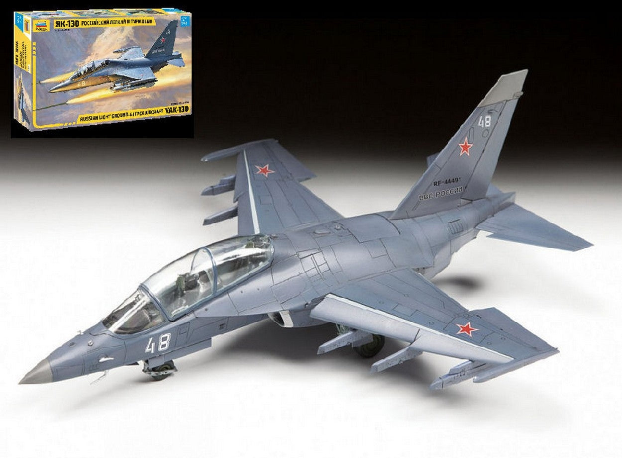 KIT DA MONTARE IN SCALA COMPATIBILE CON YAK-130 TRAINER KIT 1:48 ZVEZDA Z4821