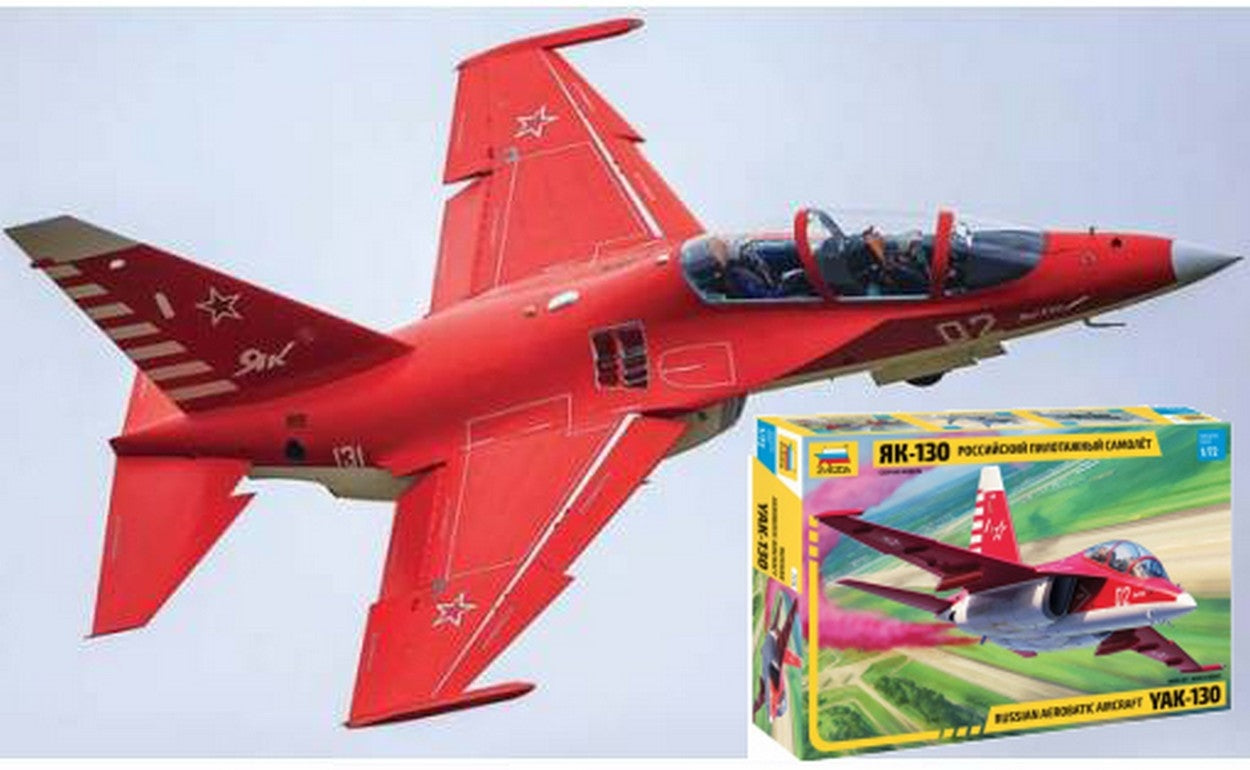 KIT DA MONTARE IN SCALA COMPATIBILE CON YAK-130 TRAINER KIT 1:72 ZVEZDA Z7316