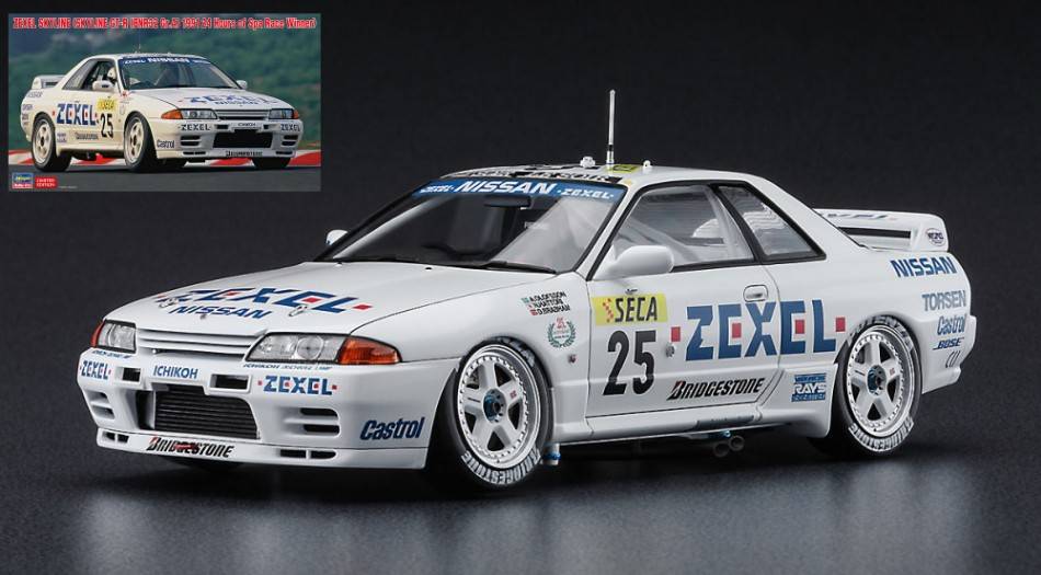 SCALE ASSEMBLY KIT COMPATIBLE WITH ZEXEL SKYLINE (SKYLINE GT-R) Gr.A 1991 KIT 1:24 HASEGAWA HA20565