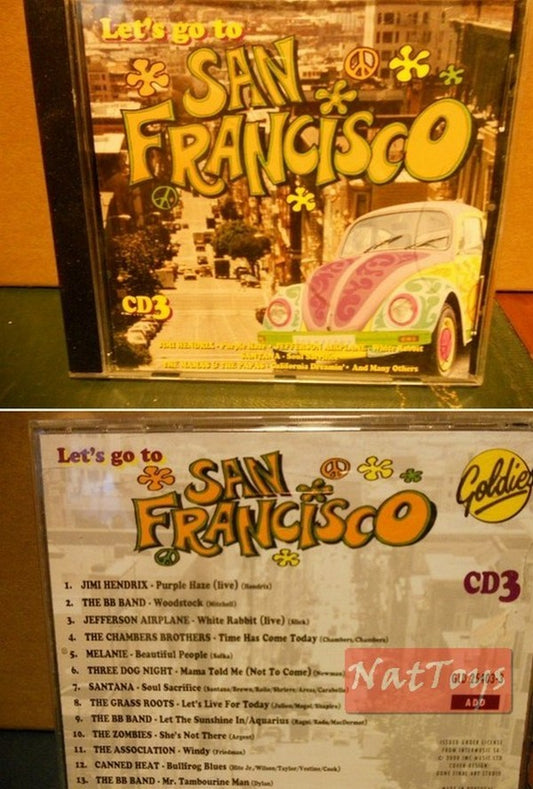 LETS GO TO SAN FRANCISCO COMPILATION Original Used Audio CD