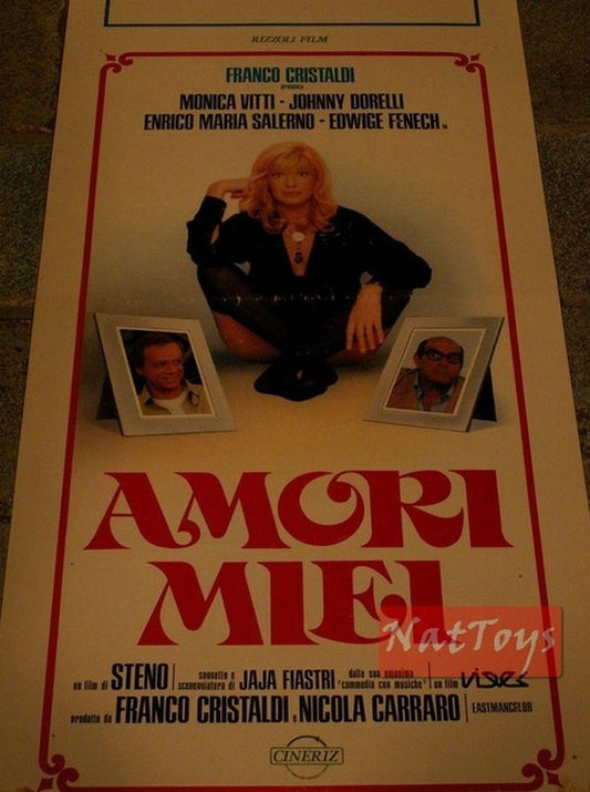 Film Poster MY LOVES with Monica Vitti Johnny Dorelli Original Poster