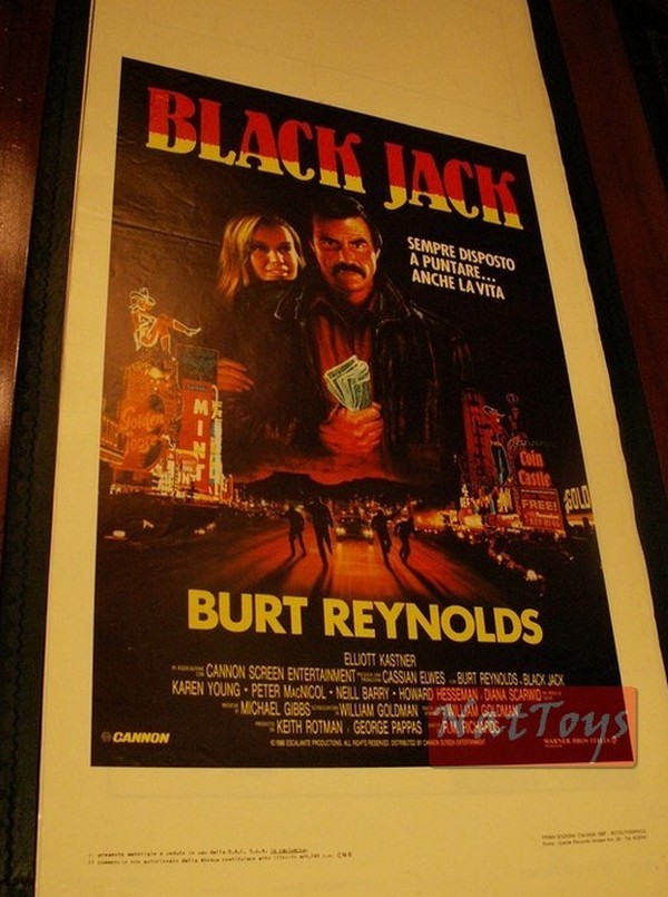 Affiche de film BLACK JACK avec Burt Reynolds Affiche de cinéma originale