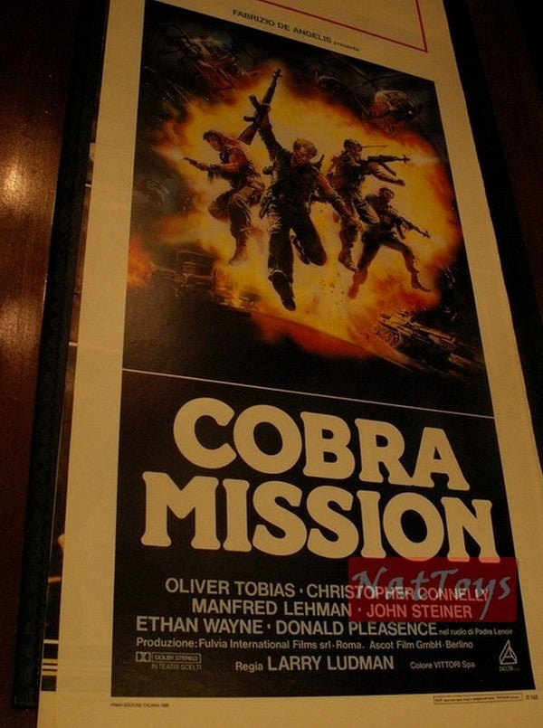 Locandina Film COBRA MISSION Original Poster Cinema