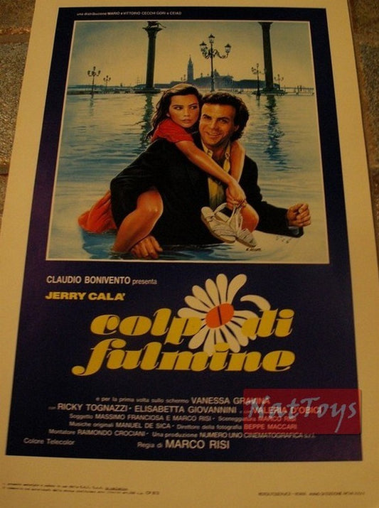 Locandina Film COLPO DI FULMINE con Jerry Cala' tipo A Original Poster Cinema