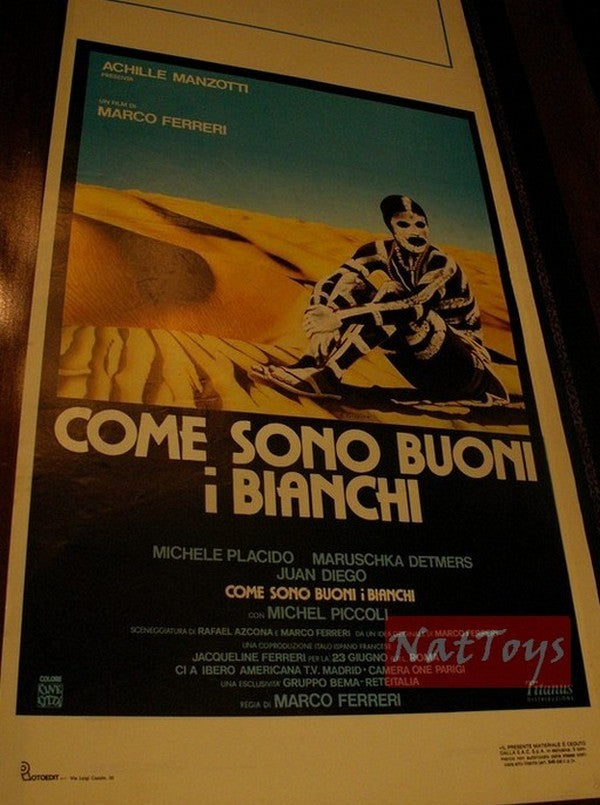 Affiche de film COMMENT LES GENS BLANCS SONT BONS avec Michele Placido B Affiche originale