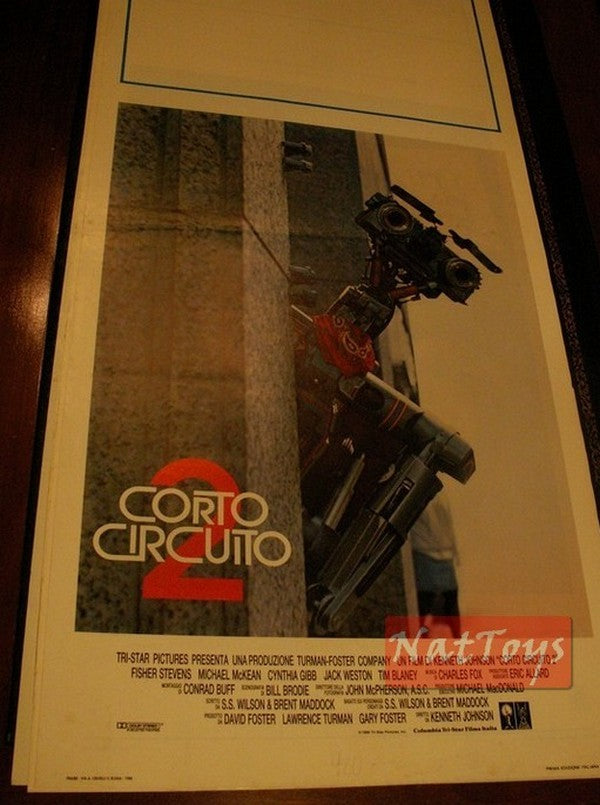 SHORT CIRCUIT 2 Film Poster Original Cinema Poster